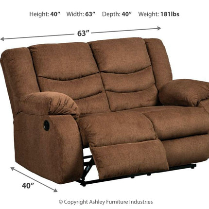 Tulen - Reclining Loveseat Ashley Furniture 