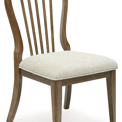 Sturlayne - Brown - Dining Upholstered Side Chair (Set of 2) - Spindleback Benchcraft® 