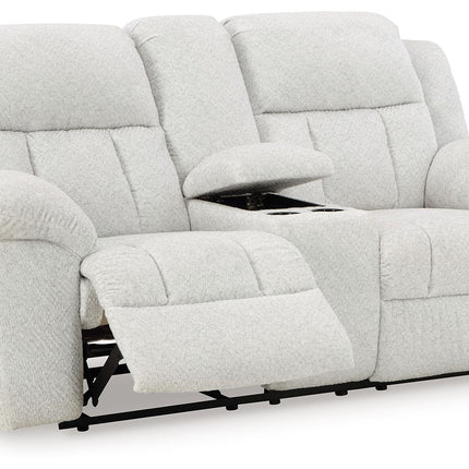 Frohn - Dbl Reclining Loveseat With Console Signature Design by Ashley® 