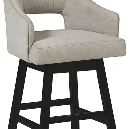 Tallenger - Upholstered Swivel Barstool (Set of 2) Signature Design by Ashley® 