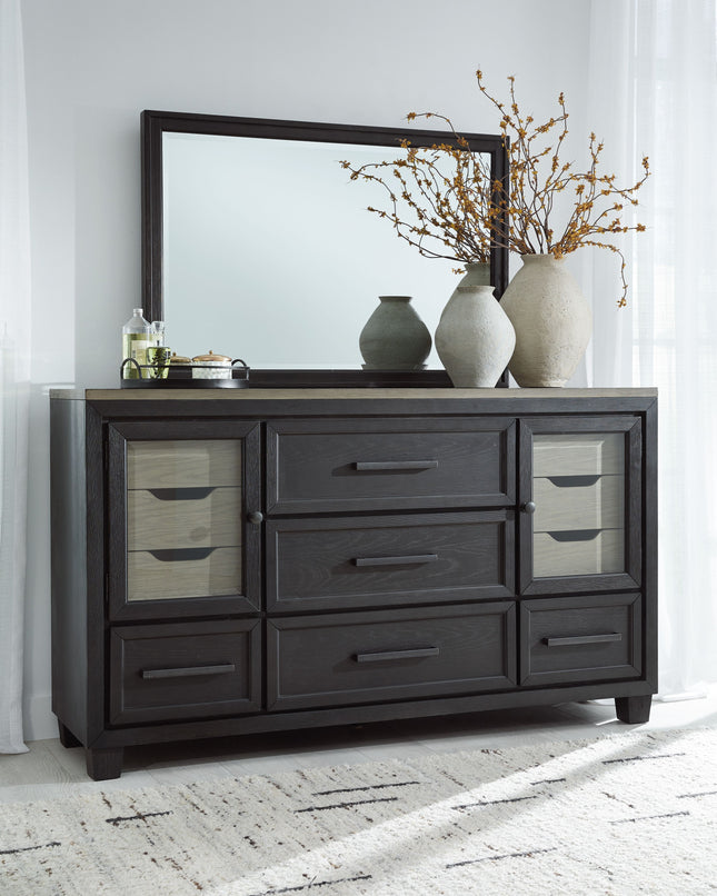 Foyland - Dresser, Mirror Signature Design by Ashley® 