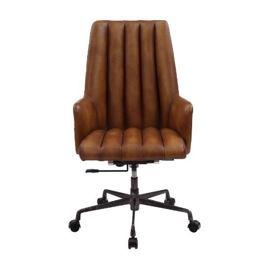 Salvol - Office Chair - Sahara Leather & Aluminum ACME 