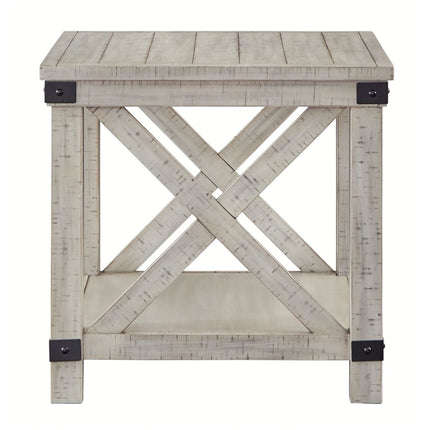 Carynhurst - Whitewash - Rectangular End Table Ashley Furniture 