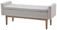 Thumbnail for Briarson - Beige / Brown - Storage Bench - Tony's Home Furnishings