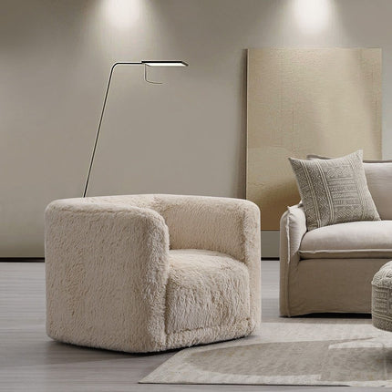 Upendo - Chair With Swivel - Beige - Tony's Home Furnishings