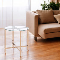 Veises - End Table - Champagne ACME 