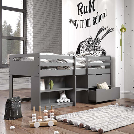 Fabiana - Twin Loft Bed - Gray Finish ACME 