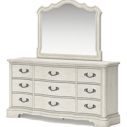 Arlendyne - Antique White - Dresser And Mirror Signature Design by Ashley® 