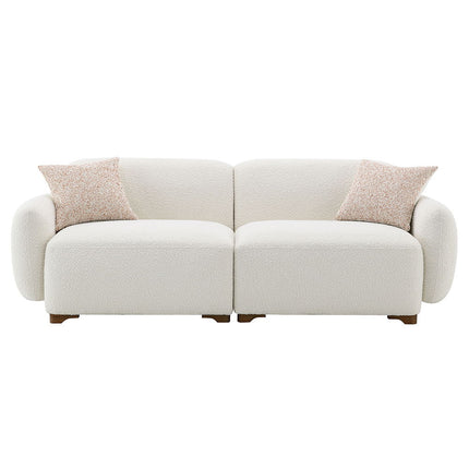 Darius - Sofa With 2 Pillows - Beige Boucle ACME 