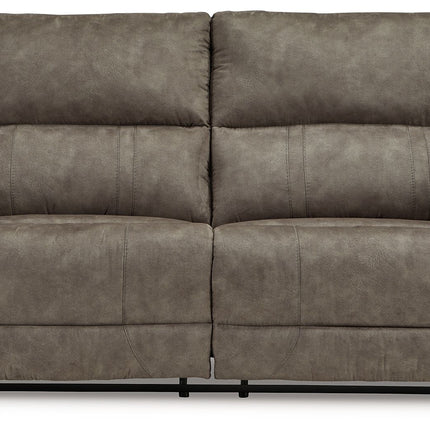 Laresview - Fossil - 2 Seat Reclining Sofa Signature Design by Ashley® 