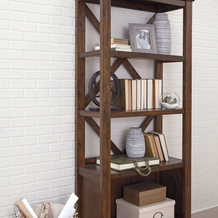 Baldridge - Rustic Brown - Large Bookcase Ashley Furniture 