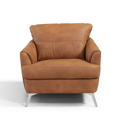 Safi - Chair - CapPUchino Leather - Tony's Home Furnishings