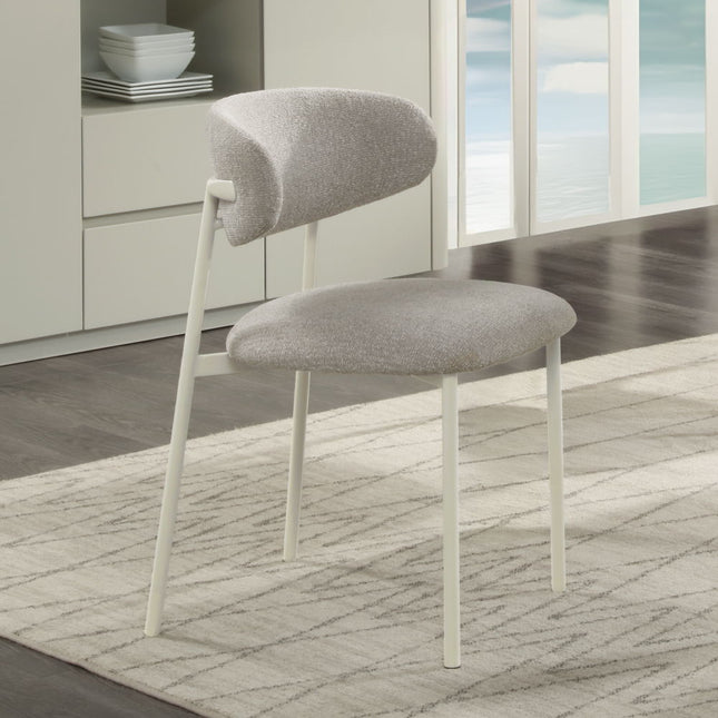 Ingram - Side Chair (Set of 2) - Light Gray Finish ACME 