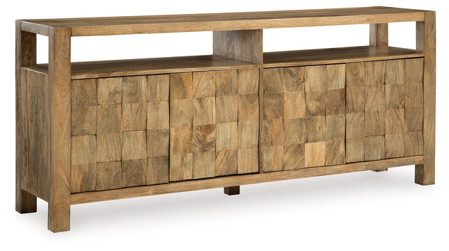 Hudwick - Natural Brown - Accent Cabinet Signature Design by Ashley® 