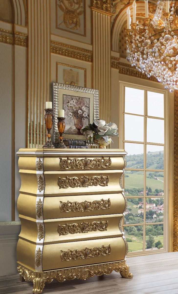 Seville - Chest - Gold Finish ACME 