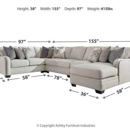 Dellara - Sectional Benchcraft® 