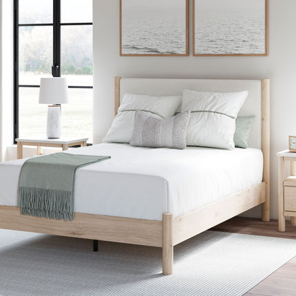 Cadmori - Upholstered Panel Bed Signature Design by Ashley® 