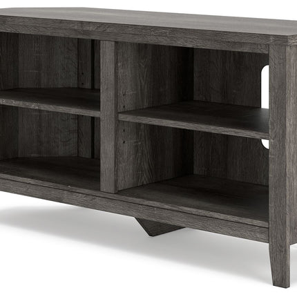 Arlenbry - Gray - Small Corner TV Stand Signature Design by Ashley® 