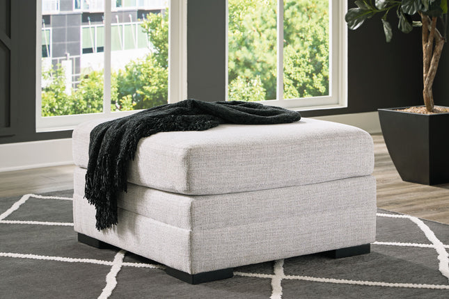 Koralynn - Stone - Oversized Accent Ottoman Benchcraft® 