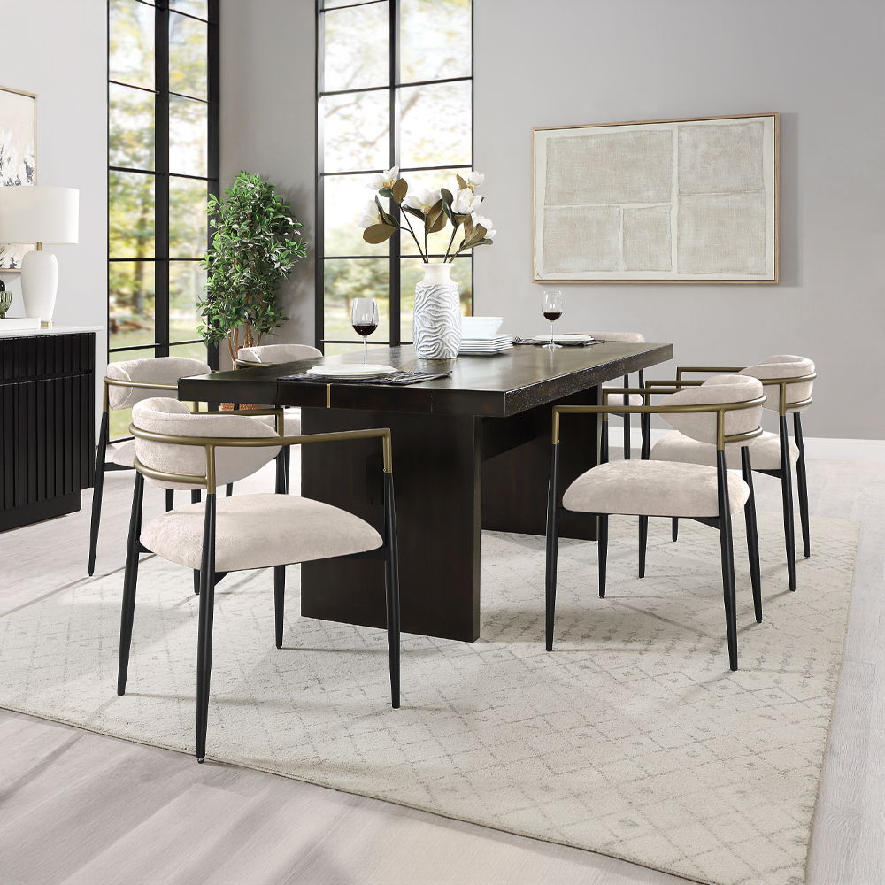 Jaramillo - Dining Table - Black ACME 