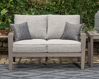 Hillside Barn - Gray / Brown - Loveseat W/Cushion Signature Design by Ashley® 