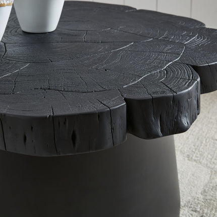 Wimbell - Black - Round Cocktail Table Signature Design by Ashley® 