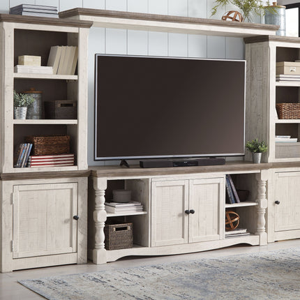 Havalance - Brown / Beige - 4 Pc. - Entertainment Center - 67" TV Stand Signature Design by Ashley® 