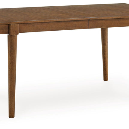 Lyncott - Brown - Rectangular Dining Room Extension Table Signature Design by Ashley® 