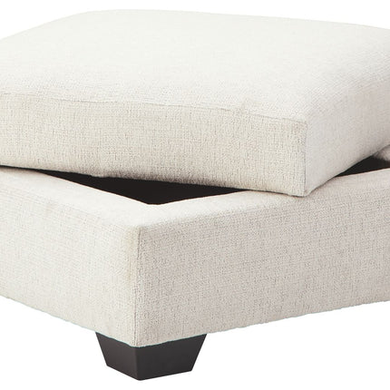 Cambri - Snow - Ottoman With Storage Ashley Furniture 