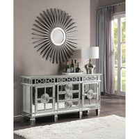 Varian - Server - Mirrored & Antique Platinum - 36
