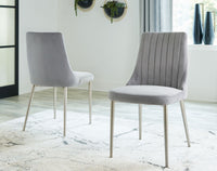 Thumbnail for Barchoni - White / Gray - 5 Pc. - Dining Room Table, 4 Side Chairs - Tony's Home Furnishings