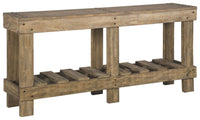 Thumbnail for Susandeer - Brown - Console Sofa Table - Tony's Home Furnishings