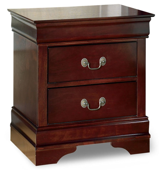 Alisdair - Reddish Brown - Two Drawer Night Stand Signature Design by Ashley® 