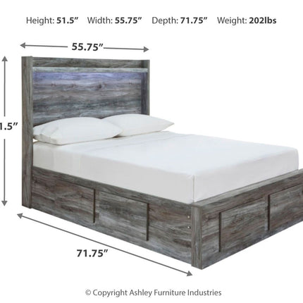 Baystorm - LED Panel Bed Signature Design by Ashley® 