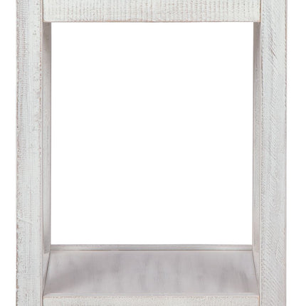 Adalane - White / Gray - Accent Table Ashley Furniture 