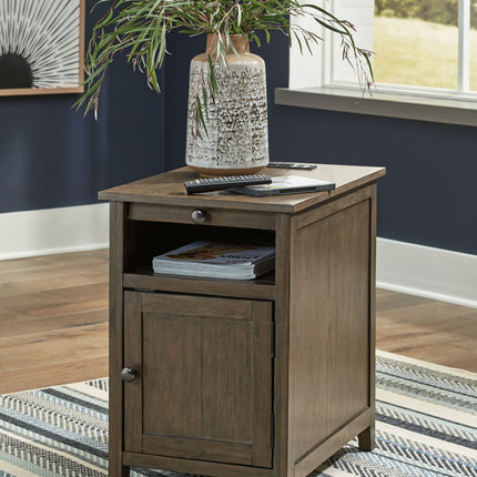 Treytown - Grayish Brown - Chair Side End Table Signature Design by Ashley® 