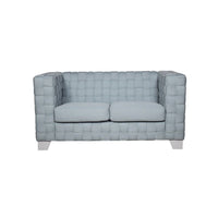 Saree - Loveseat - Light Teal & White ACME 