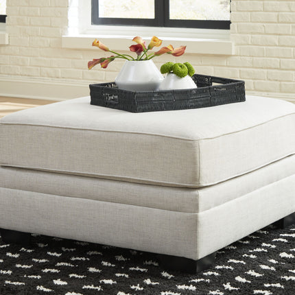 Huntsworth - Dove Gray - Oversized Accent Ottoman Signature Design by Ashley® 