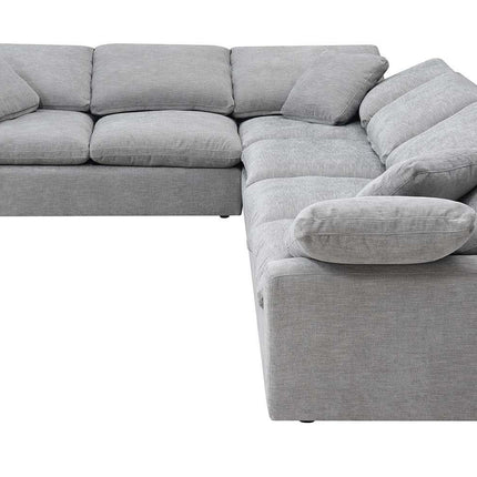 Naveen - Sectional Sofa - Gray Linen ACME 