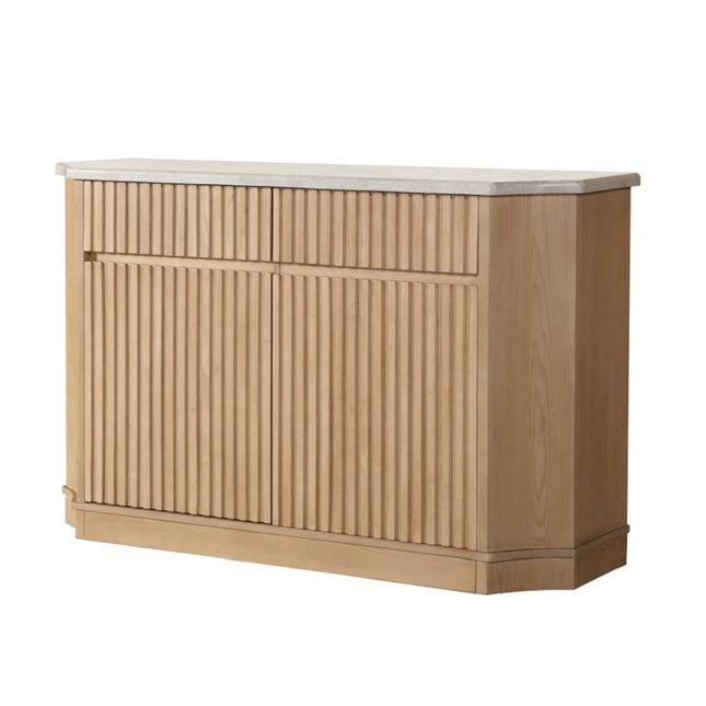 Qwin - Server With Marble Top - Oak ACME 