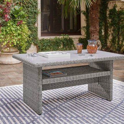 Naples Beach - Light Gray - Rect Multi-use Table Signature Design by Ashley® 