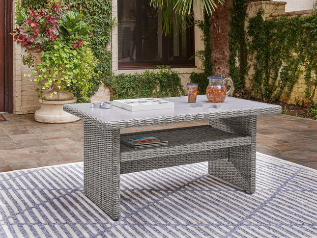 Naples Beach - Light Gray - Rect Multi-use Table Signature Design by Ashley® 