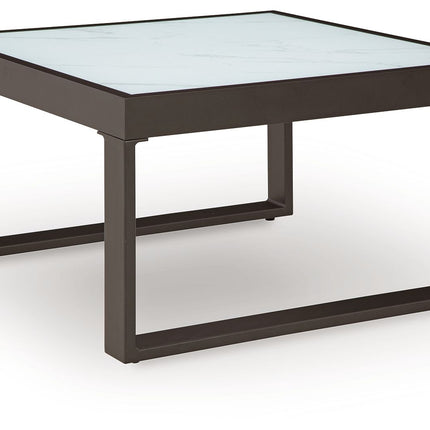 Beachloft - Black / Gray - Square Cocktail Table Signature Design by Ashley® 