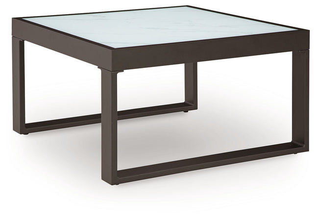 Beachloft - Black / Gray - Square Cocktail Table Signature Design by Ashley® 