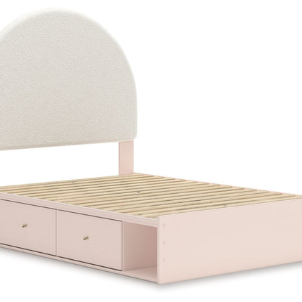 Wistenpine - Upholstered Panel Bed With Storage Signature Design by Ashley® 