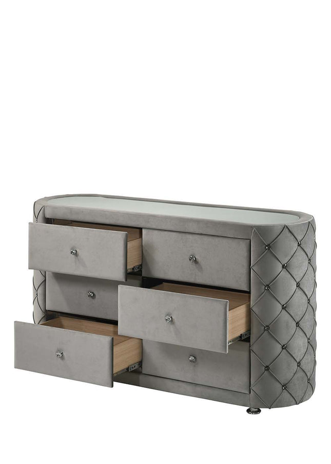 Perine - Dresser - Gray Velvet ACME 