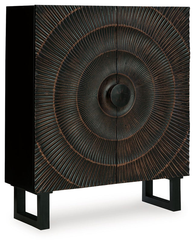 Fosterman - Distressed Black - Accent Cabinet Signature Design by Ashley® 