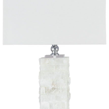 Malise - White - Alabaster Table Lamp Ashley Furniture 