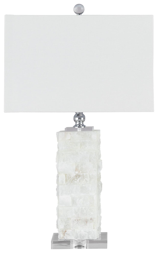 Malise - White - Alabaster Table Lamp Ashley Furniture 