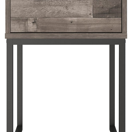 Neilsville - Black / Gray - One Drawer Night Stand Signature Design by Ashley® 